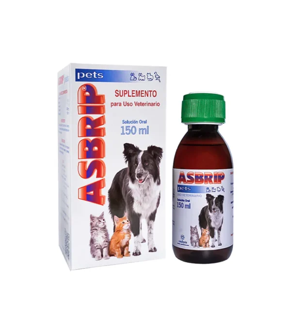 Asbrip Pets suplemento para salud respiratoria de mascotas