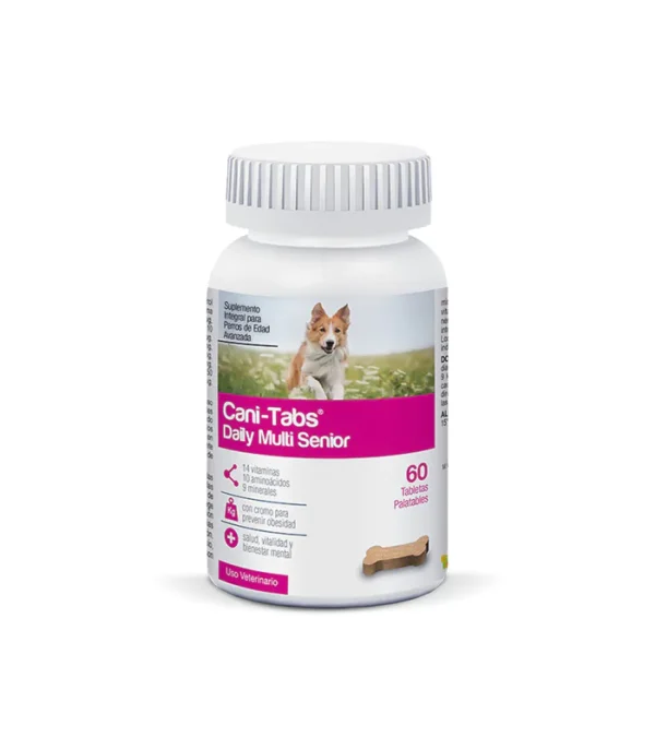 Cani Tabs Daily Multi Senior multivitamínico perros mayores 60 tabletas