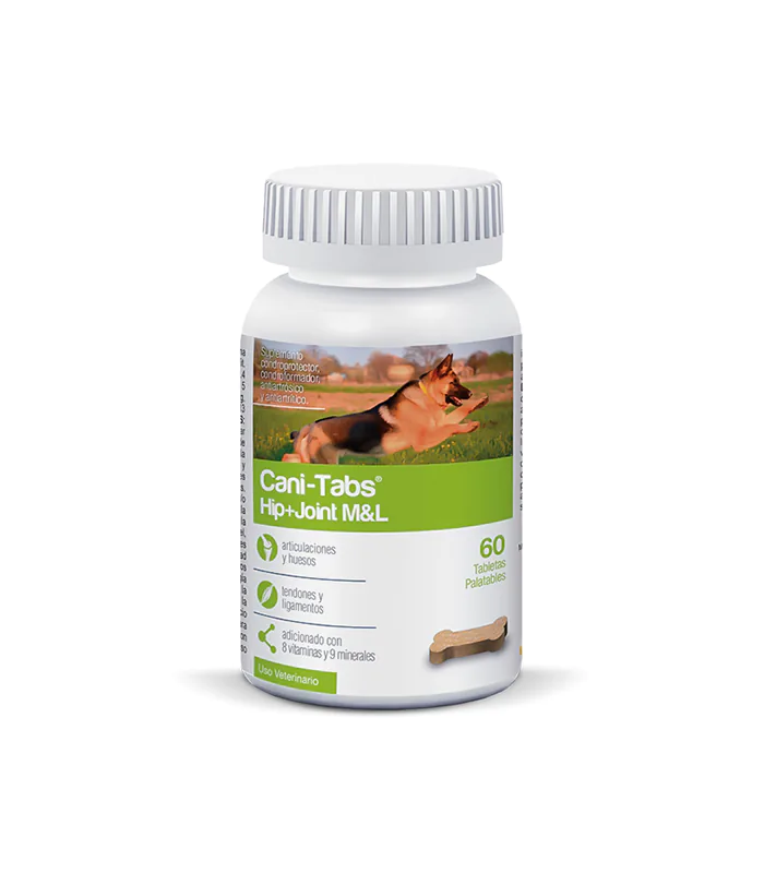 Cani Tabs Hip Joint ML suplemento articular perros grandes 60 tabletas