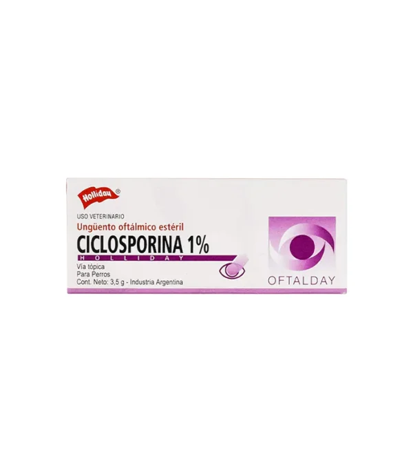 Ciclosporina Oftalday unguento oftálmico perros 1% 3.5g