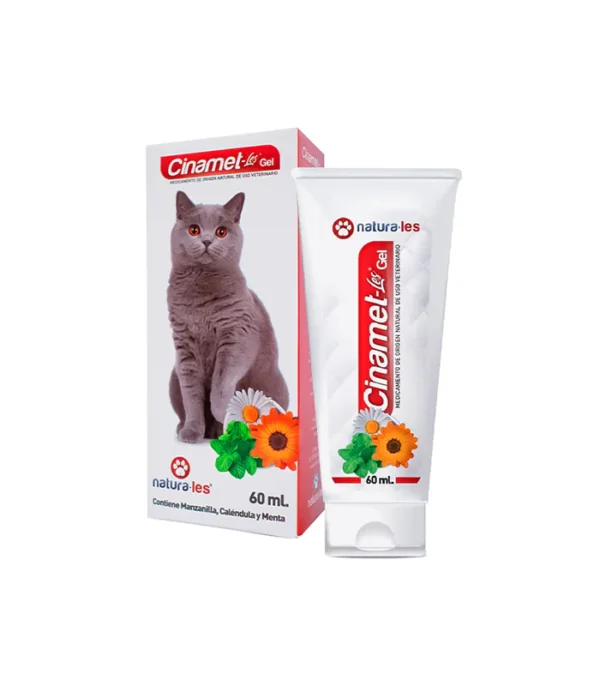 Cinamet Les gel dental homeopático mascotas 60ml