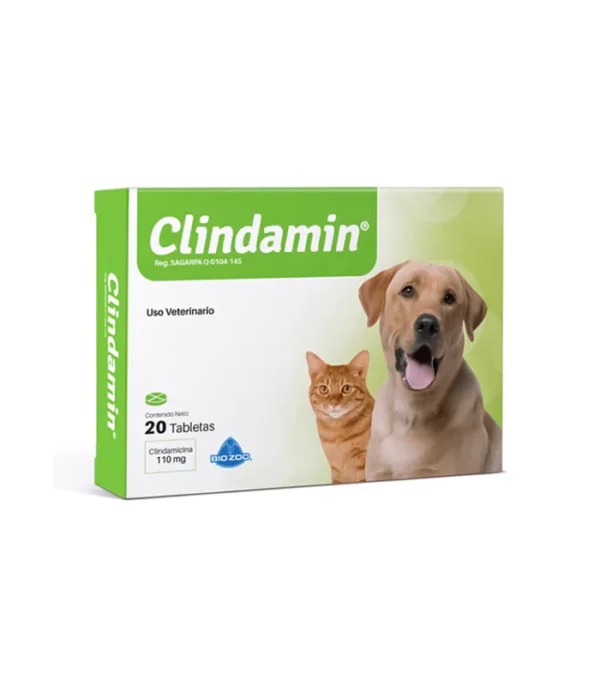 Clindamin antiseptico perros y gatos 20 tabletas