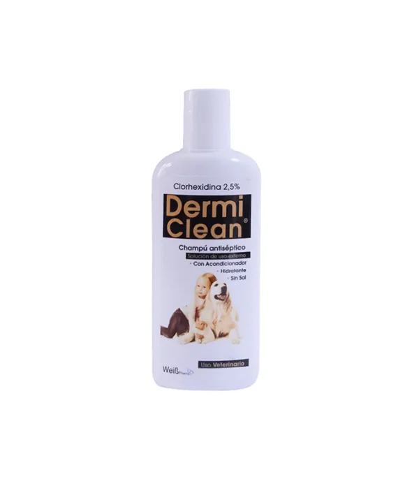 Dermiclean shampoo antiséptico perros, gatos y caballos 250ml