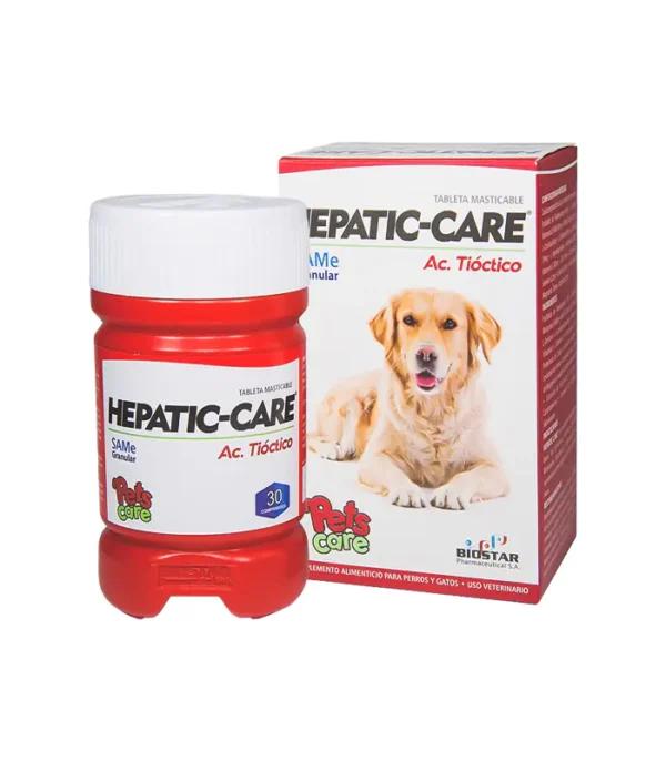 Hepatic Care suplemento perros y gatos 30 tabletas