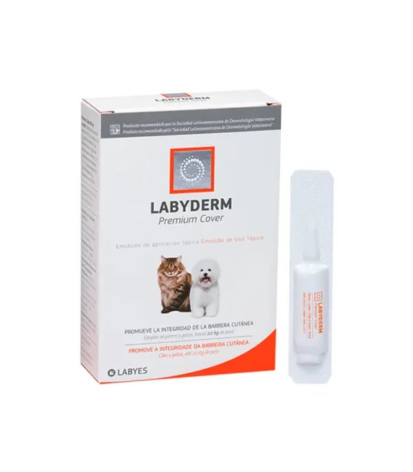 Labyderm Premium Cover regenerador cutáneo perros y gatos 2ml