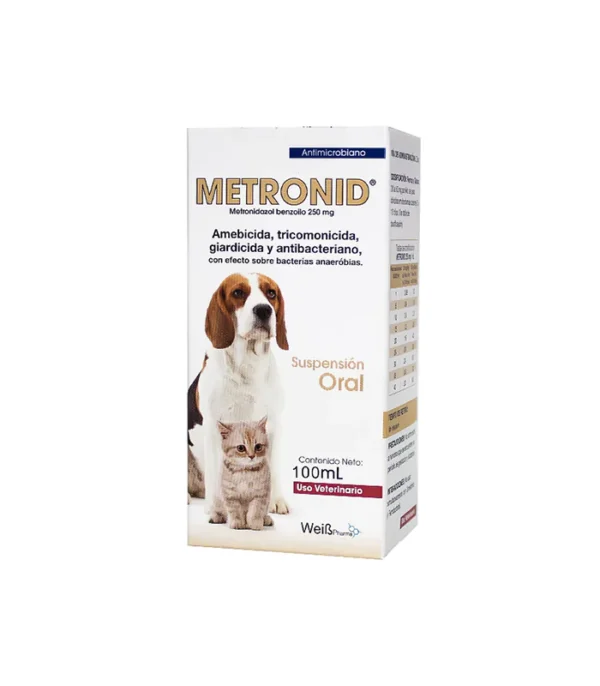 Metronid desparasitante oral perros y gatos 100ml