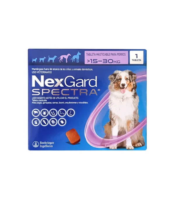 Nexgard Spectra antipulgas perros 15 a 30kg