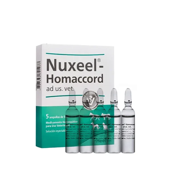 Nuxeel Homaccord Iny Ad Us Vet 5 Ampollas