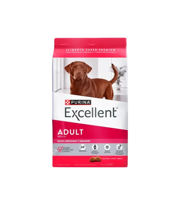 Purina Excellent Perro Adulto Razas Medianas y Grandes