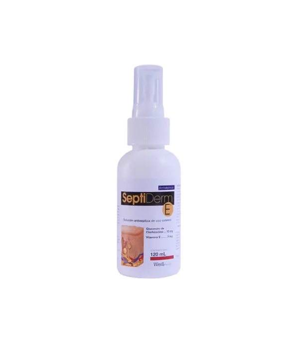 Septiderm E spray antiséptico perros y gatos 120ml