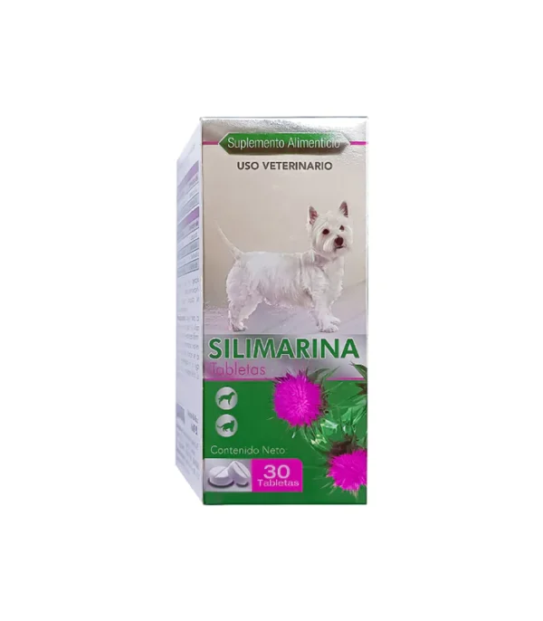 Silimarina suplemento hepatico perros y gatos 30 tabletas