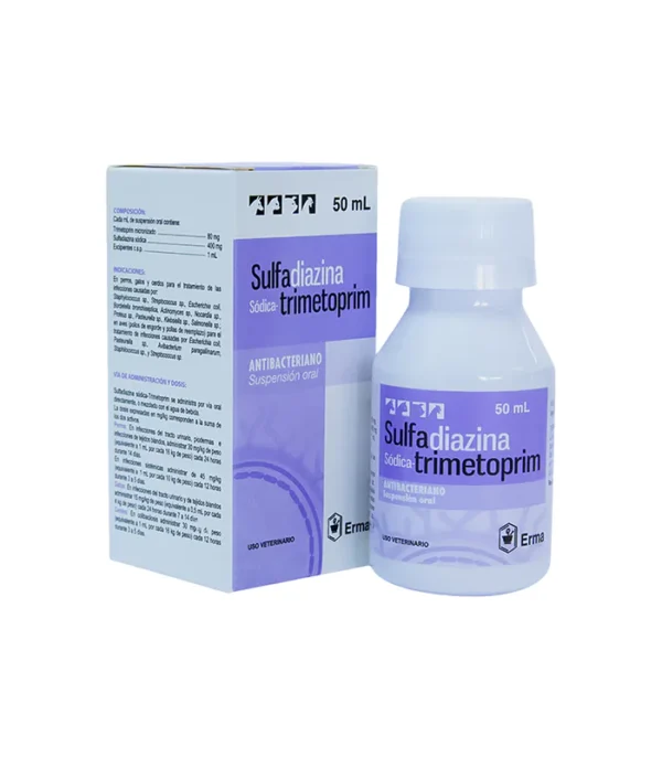 Sulfadiazina Sodica Trimetoprim suspension oral 50ml
