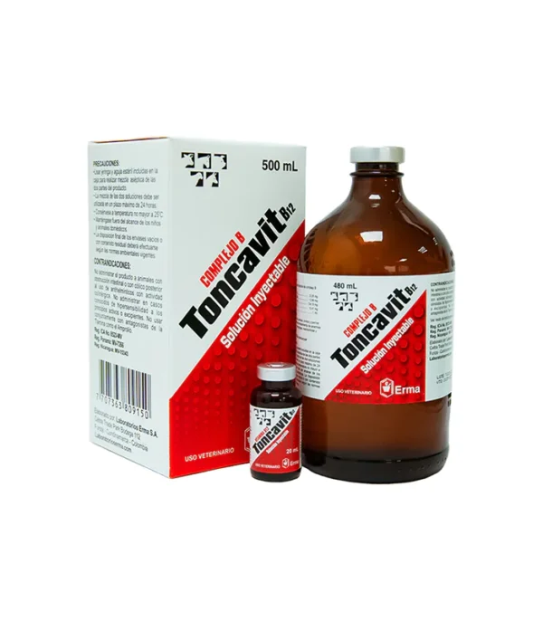 Toncavit B12 Complejo B solucion inyectable
