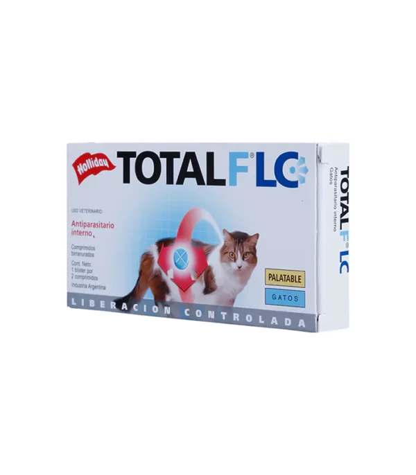 Total FLC desparasitante interno amplio espectro gatos 2 tabletas