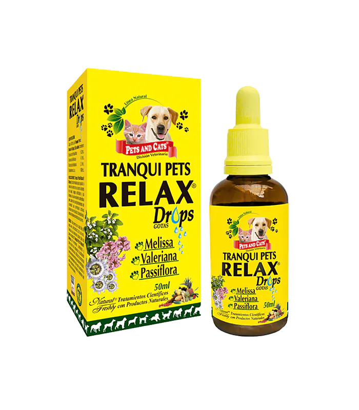 Tranqui Pets Relax Drops Relajante Natural 50ml-1 Tranqui Pets Relax Drops Relajante Natural 50ml