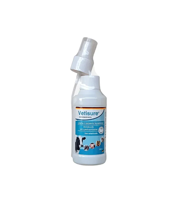 Vetisure solución limpieza heridas mascotas 120ml